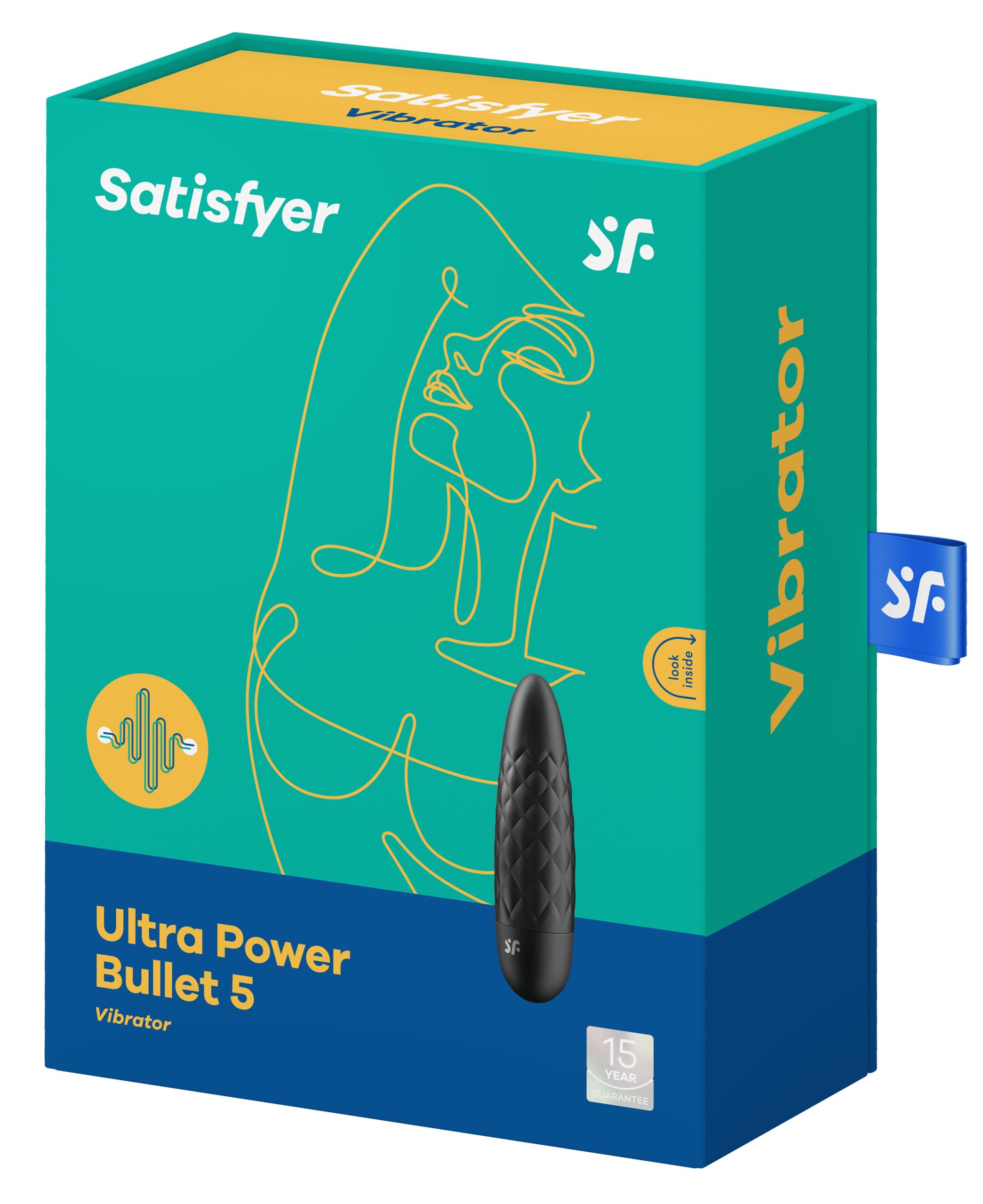 Stimulateur de clitoris Ultra Power Bullet 5 Satisfyer Noir – Image 2