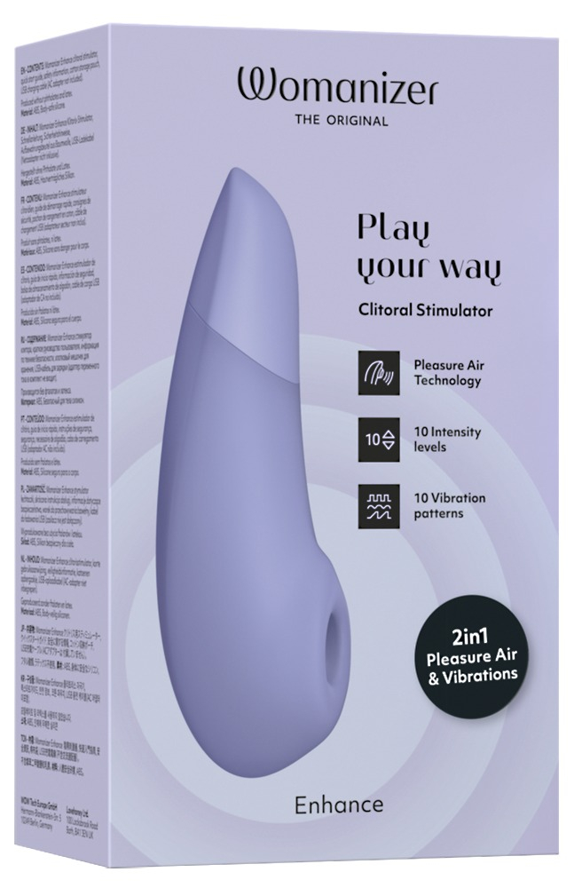 Stimulateur de Clitoris Womanizer Enhance Lilas – Image 2