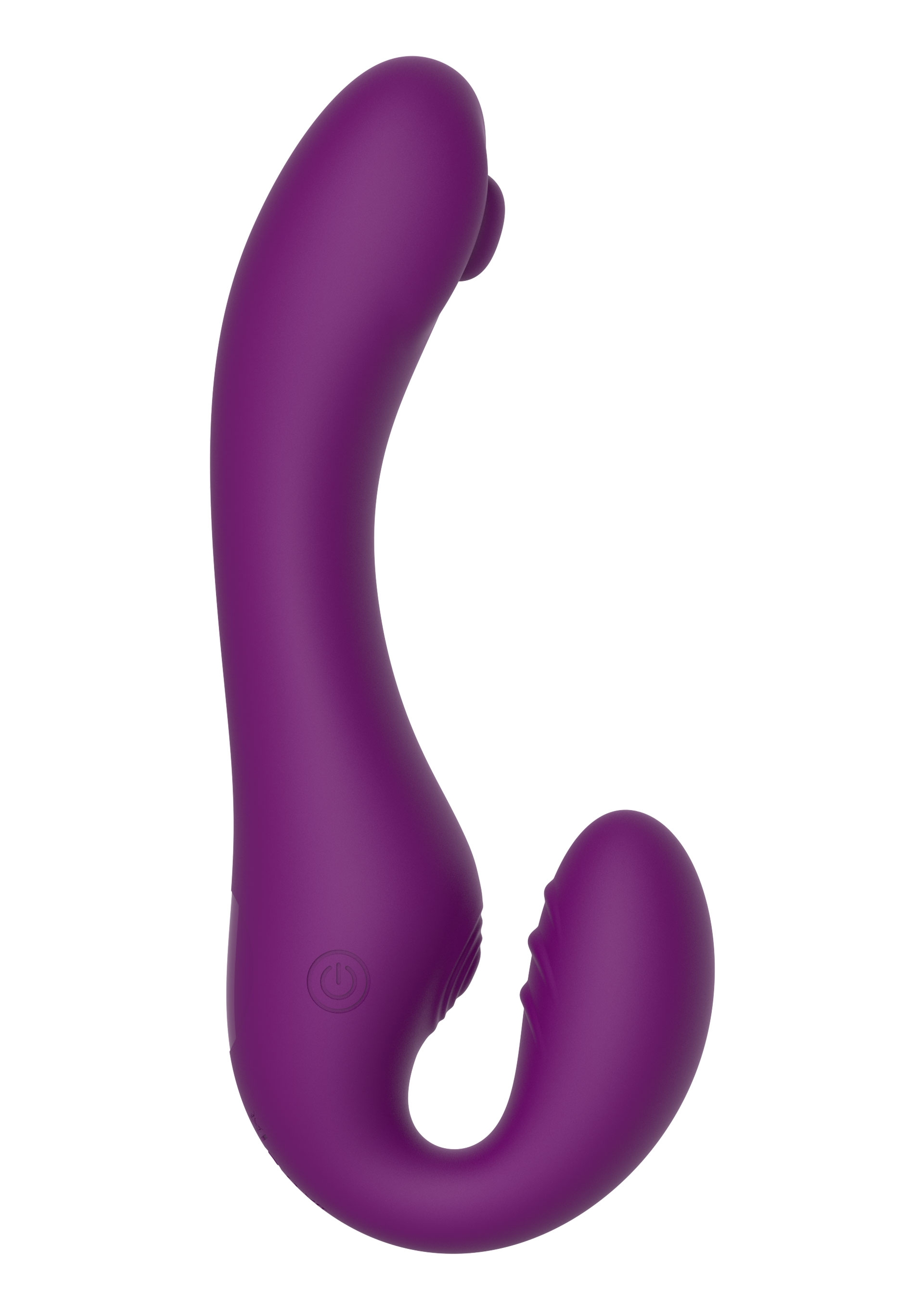 Stimulateur de point G Strapless Strap-On 13 x 3.5cm Violet – Image 11