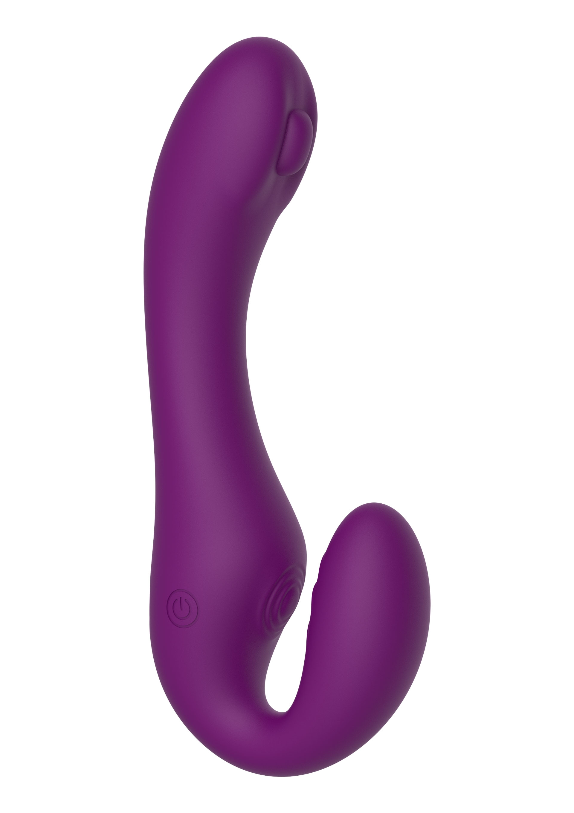 Stimulateur de point G Strapless Strap-On 13 x 3.5cm Violet – Image 12
