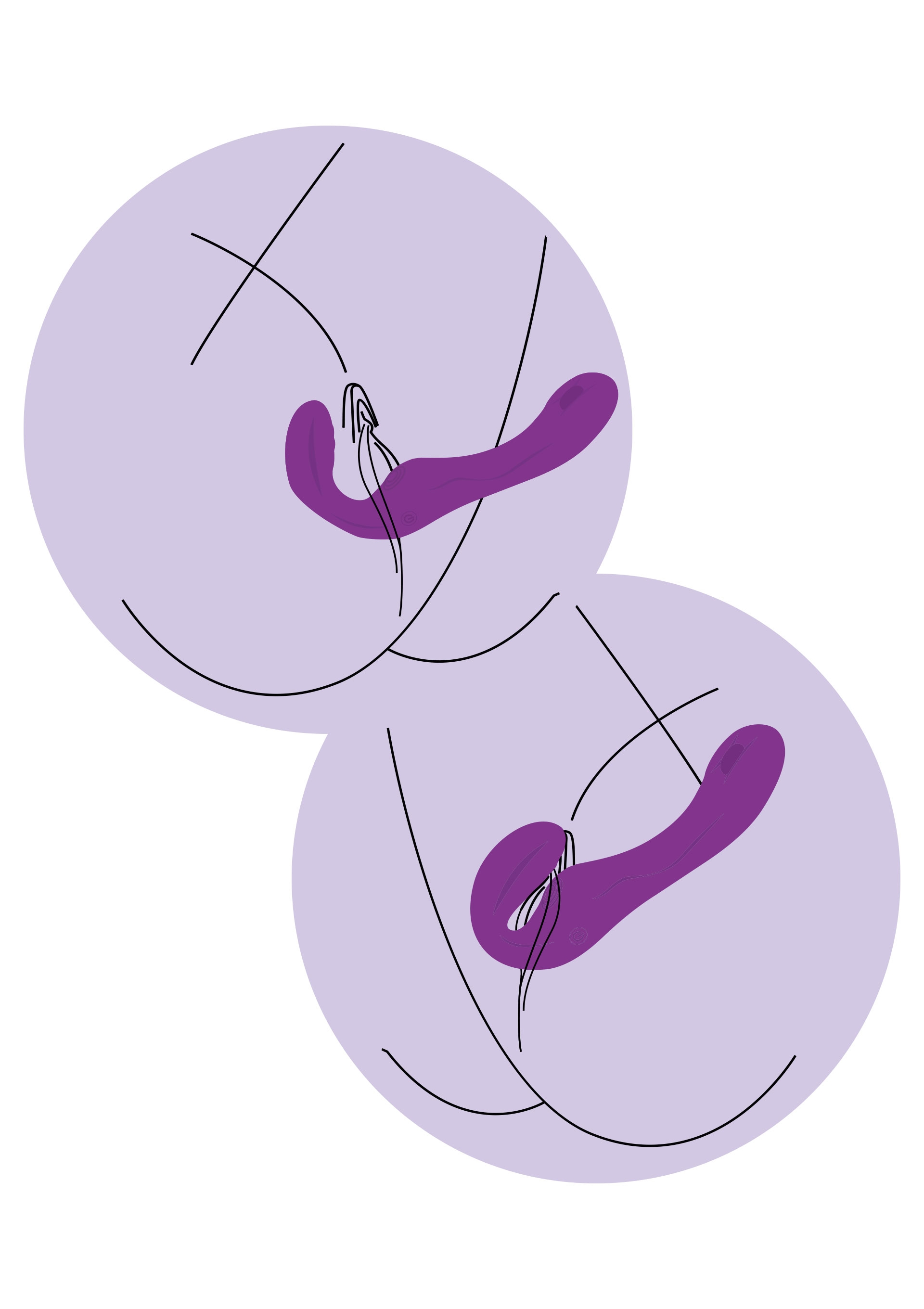 Stimulateur de point G Strapless Strap-On 13 x 3.5cm Violet – Image 15