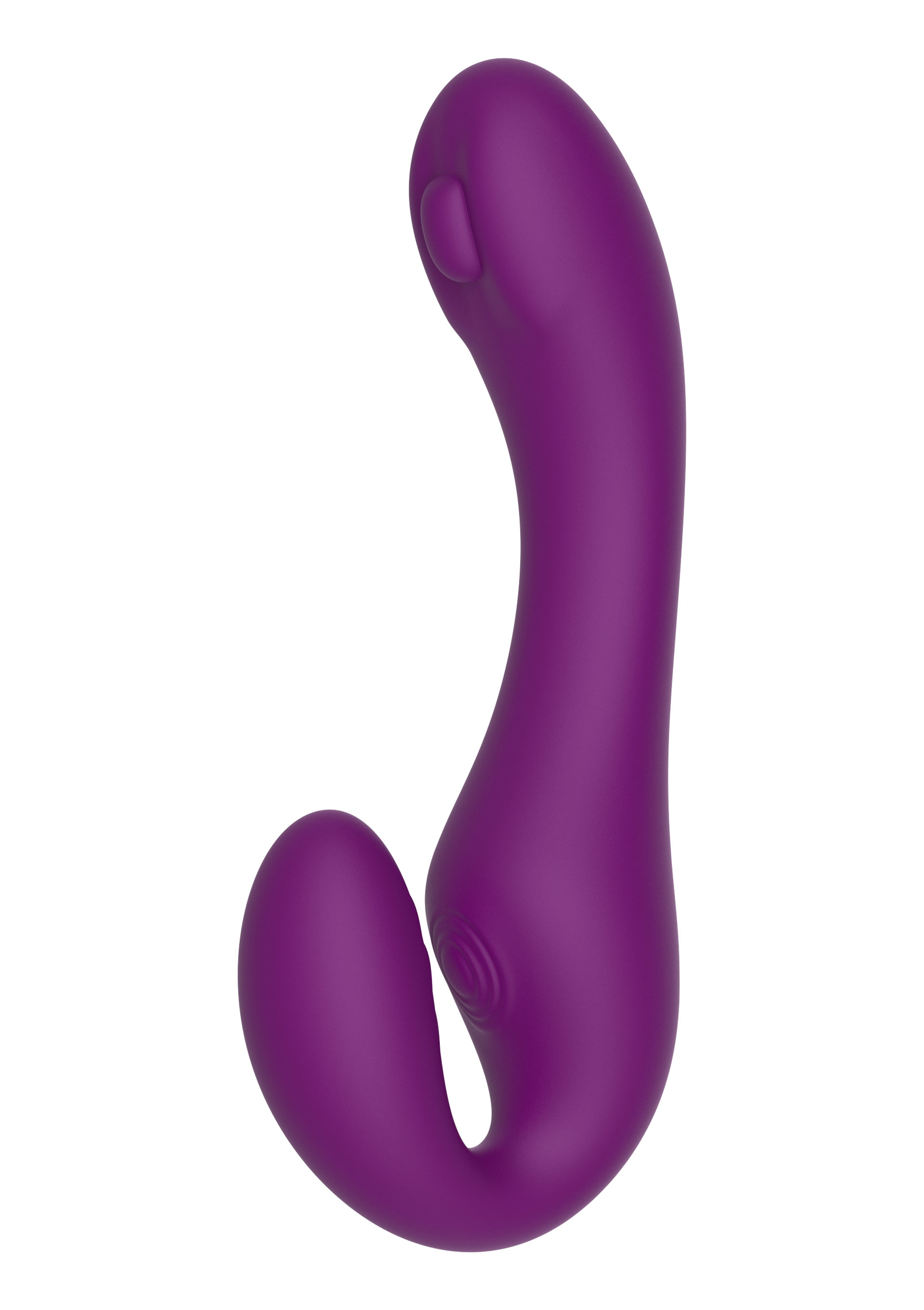 Stimulateur de point G Strapless Strap-On 13 x 3.5cm Violet – Image 6