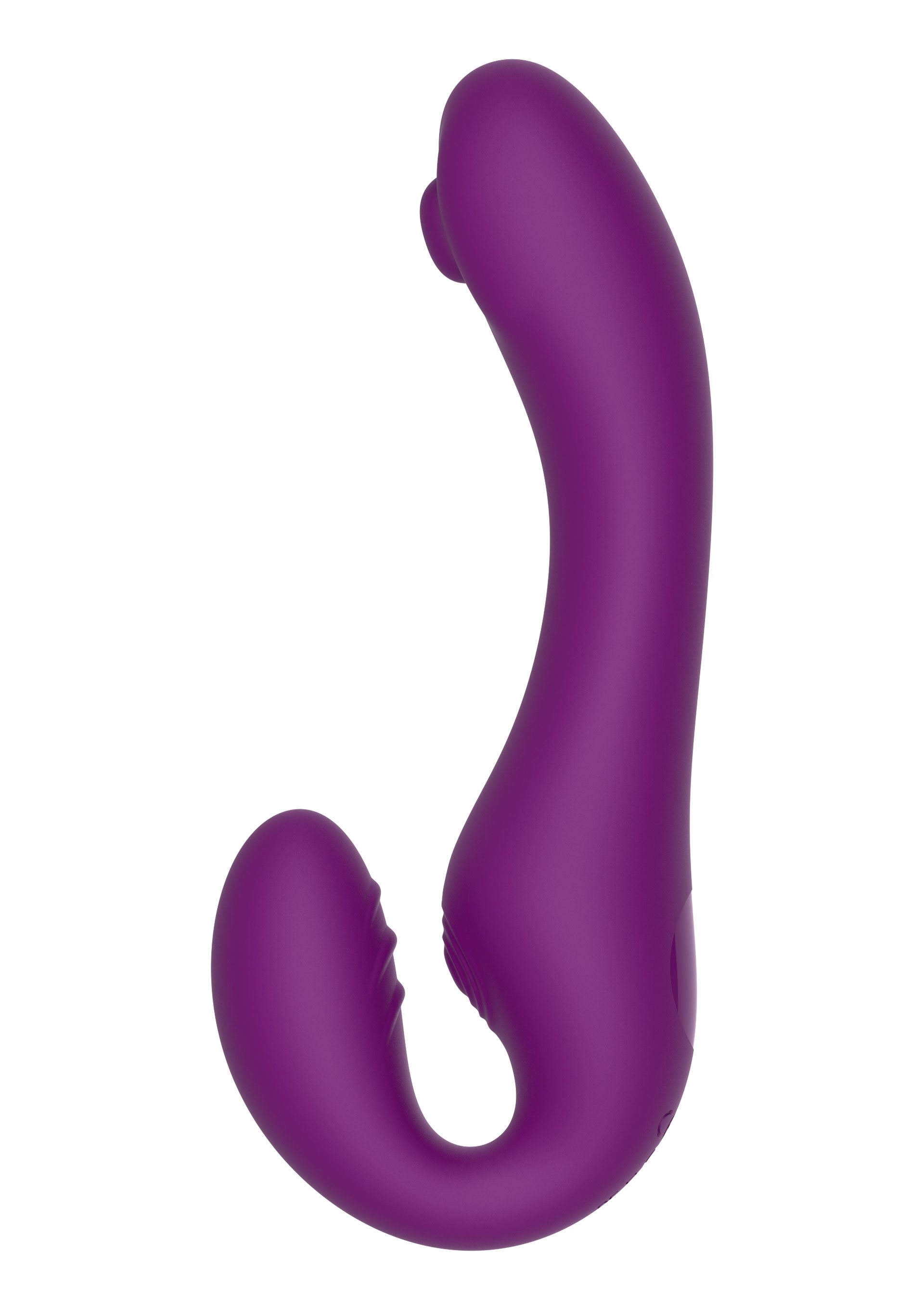 Stimulateur de point G Strapless Strap-On 13 x 3.5cm Violet – Image 7