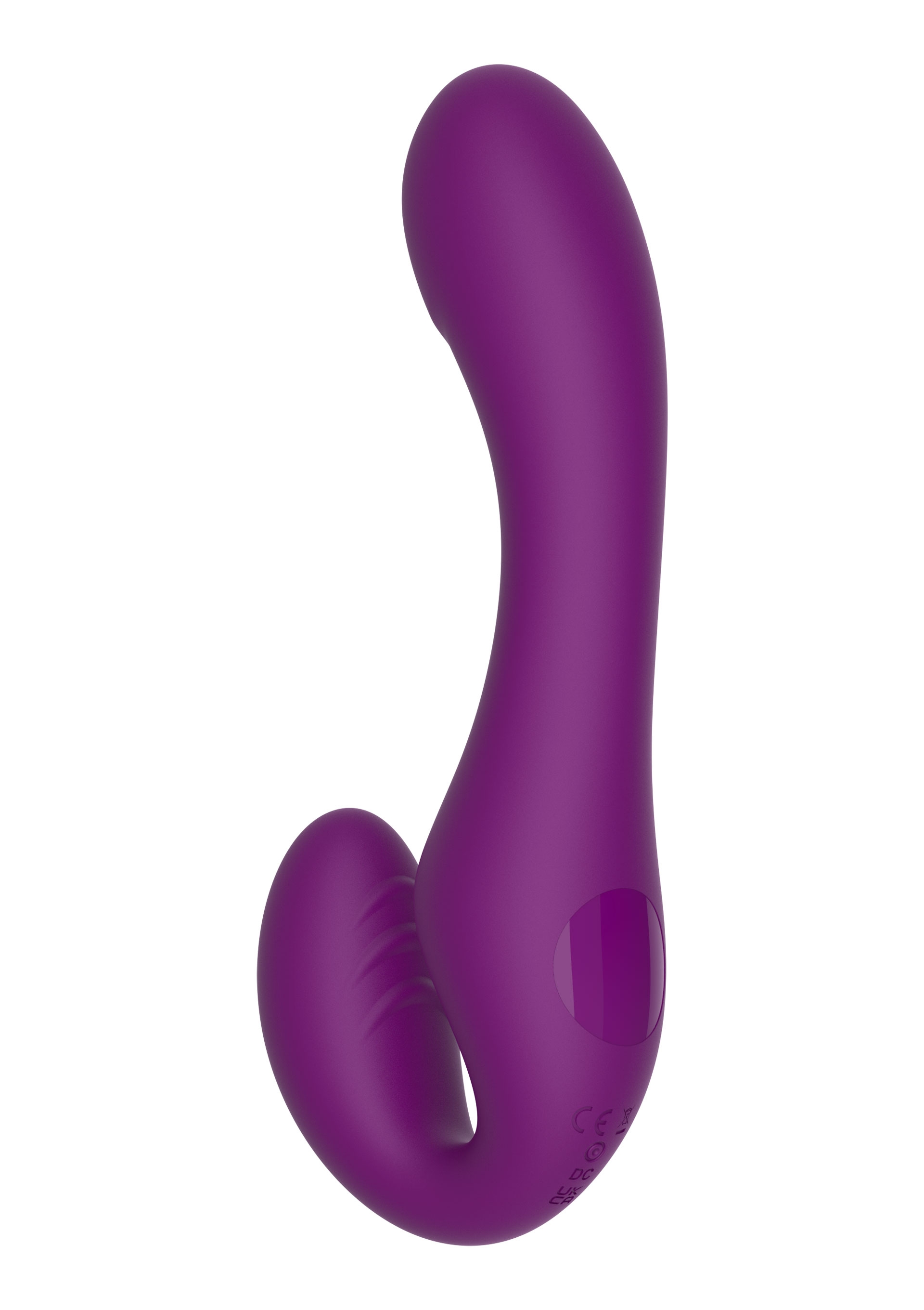 Stimulateur de point G Strapless Strap-On 13 x 3.5cm Violet – Image 8