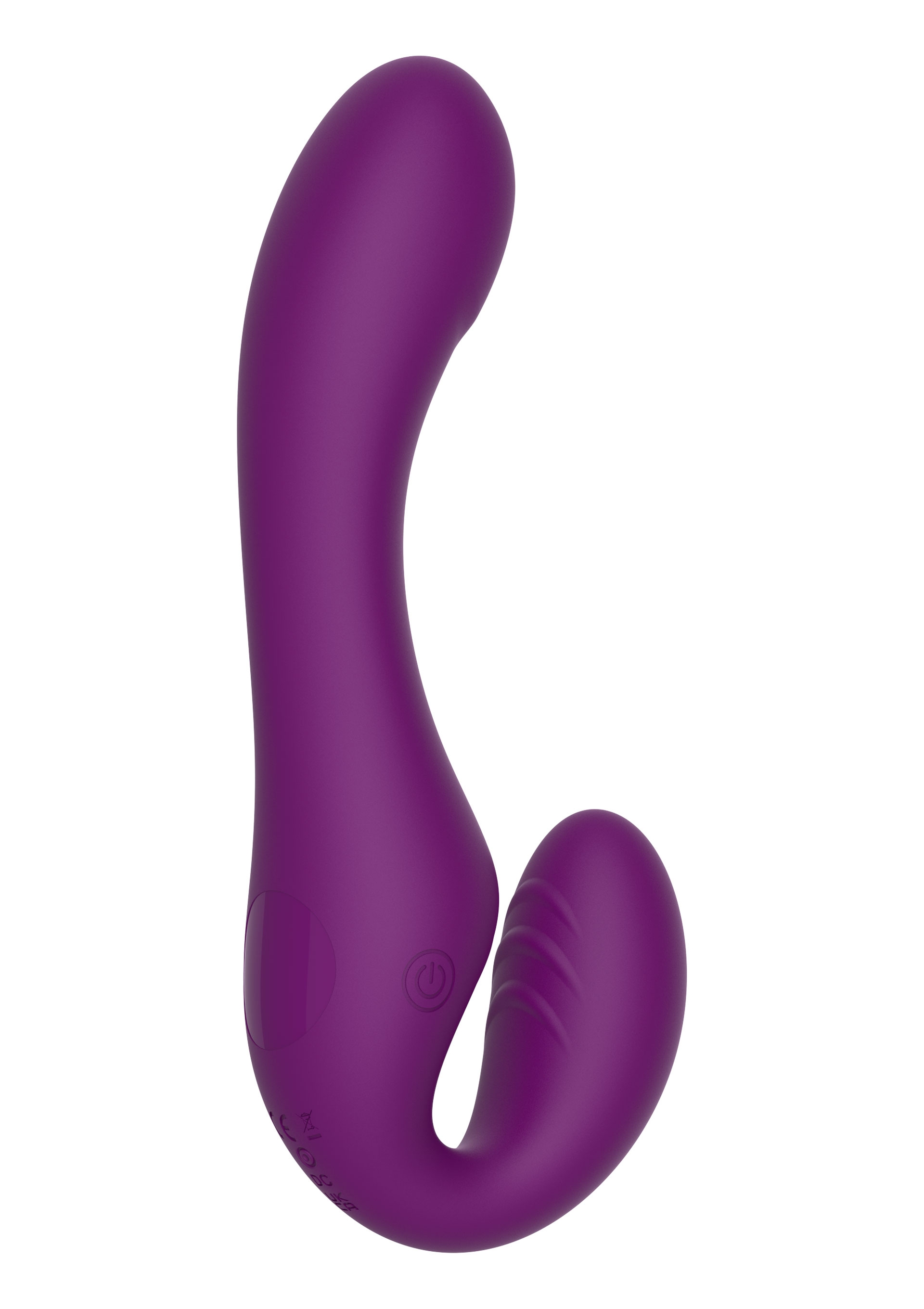 Stimulateur de point G Strapless Strap-On 13 x 3.5cm Violet – Image 10