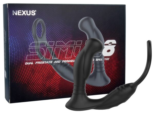 Stimulateur de prostate avec Cockring Simul8 Nexus 10 x 3.3cm – Image 2