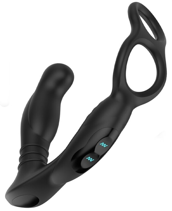 Stimulateur de prostate avec Cockring Simul8 Nexus 10 x 3.3cm – Image 4