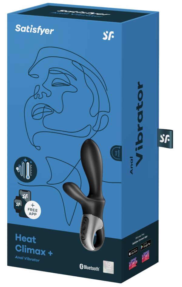 Stimulateur de prostate connecté Heat Climax + Satisfyer 11 x 3.5cm – Image 3