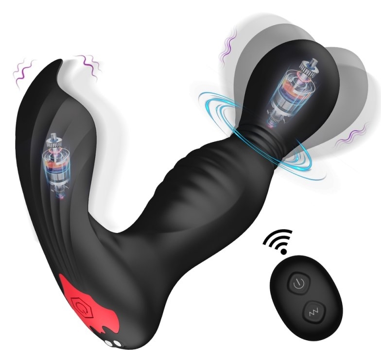 Stimulateur de prostate rotatif Batman 11.5 x 3.2cm – Image 4