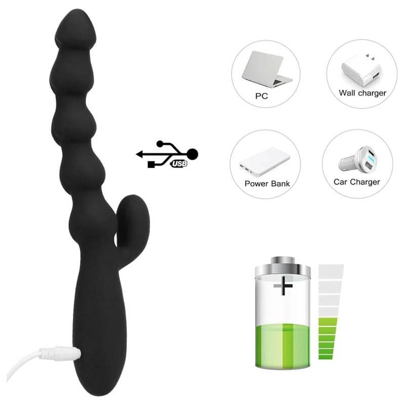 Stimulateur de Prostate Vibrant Drak Scales 15 x 2.8cm – Image 4