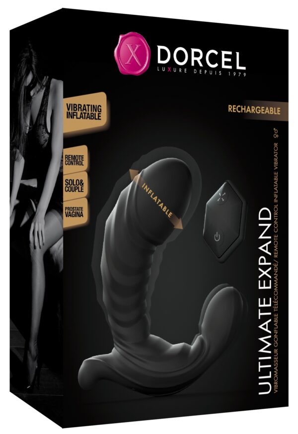 Stimulateur de prostate Vibrant et Gonflable Ultimate Expand Dorcel 9 x 5cm – Image 2
