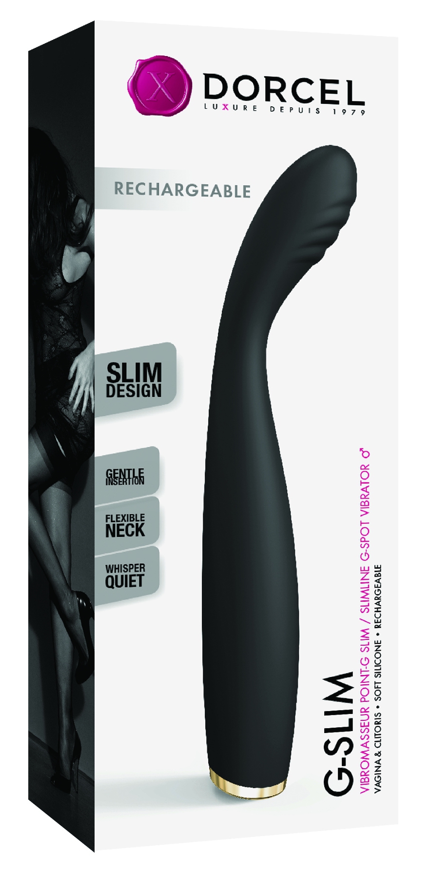 Stimulateur G-Slim Dorcel 19cm Noir – Image 5