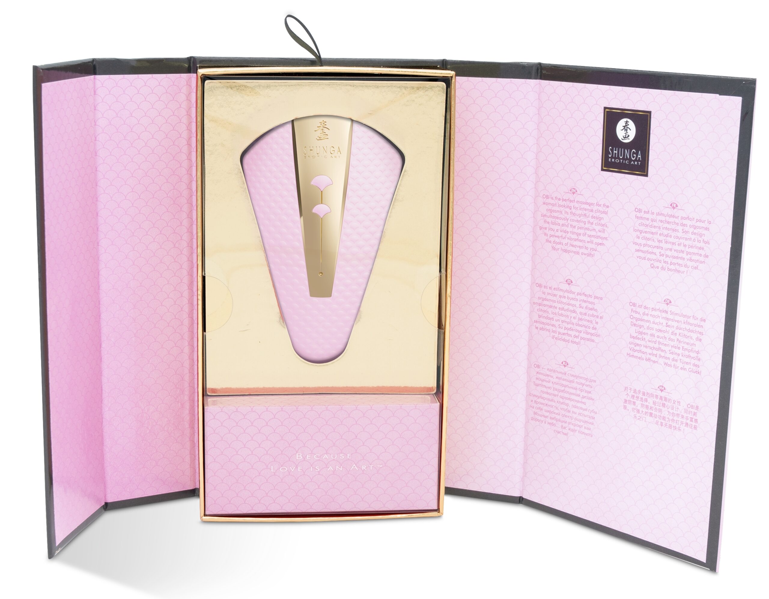 Stimulateur intime Shunga Obi Rose – Image 5