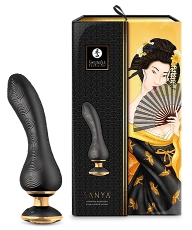 Stimulateur intime Shunga Sanya Noir – Image 3