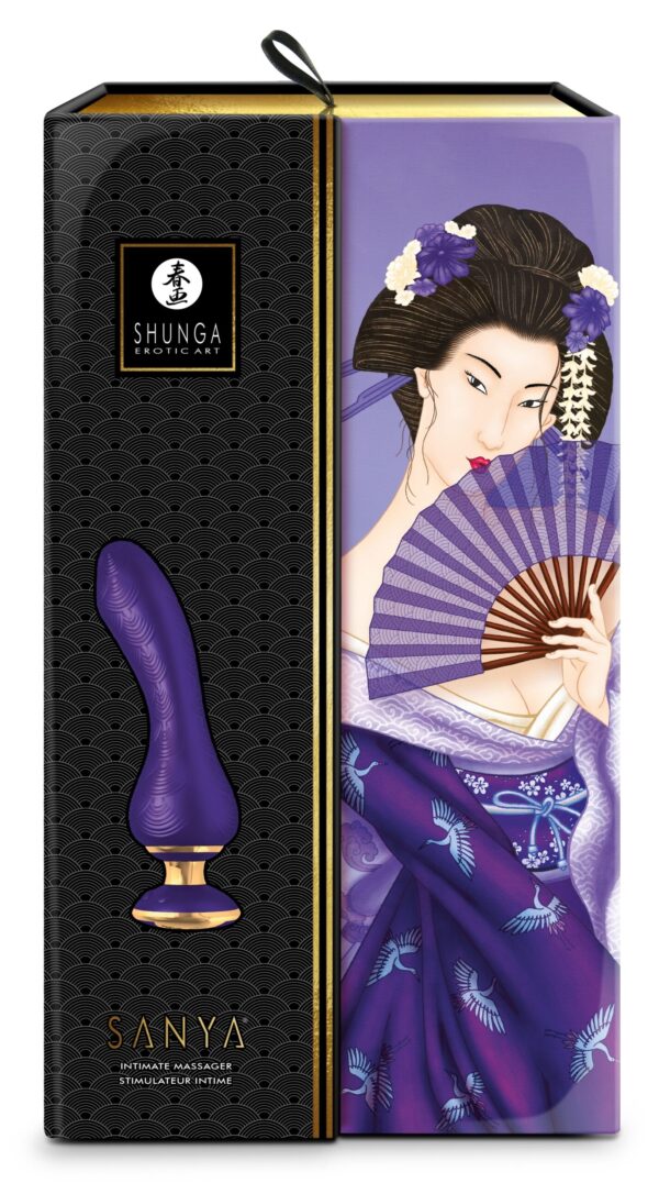 Stimulateur intime Shunga Sanya Violet – Image 2