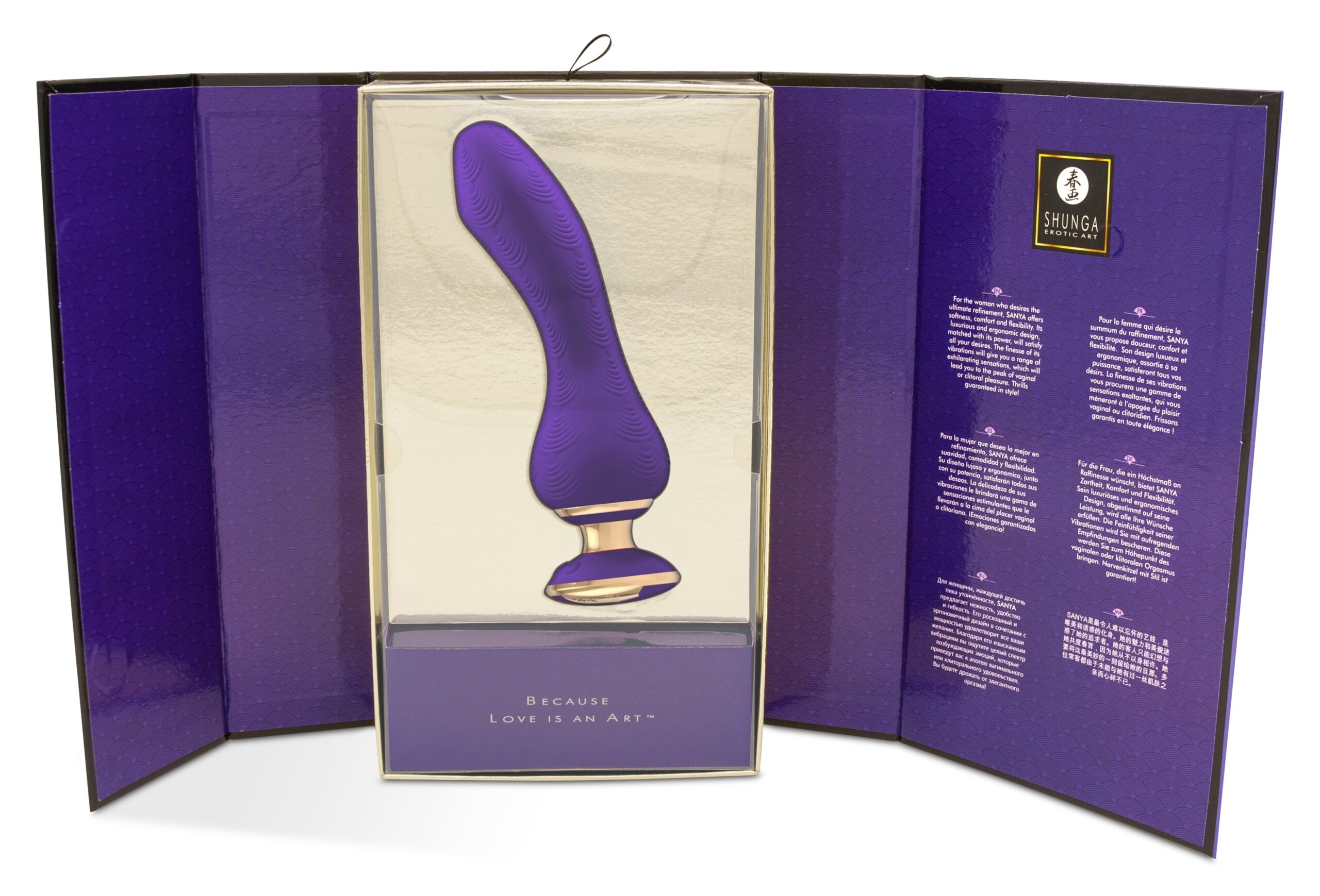 Stimulateur intime Shunga Sanya Violet – Image 5