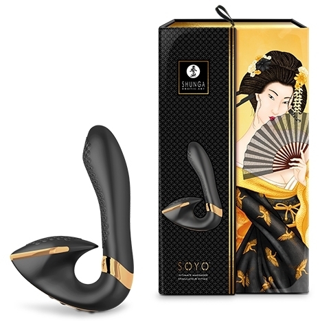 Stimulateur intime Shunga Soyo Noir – Image 2