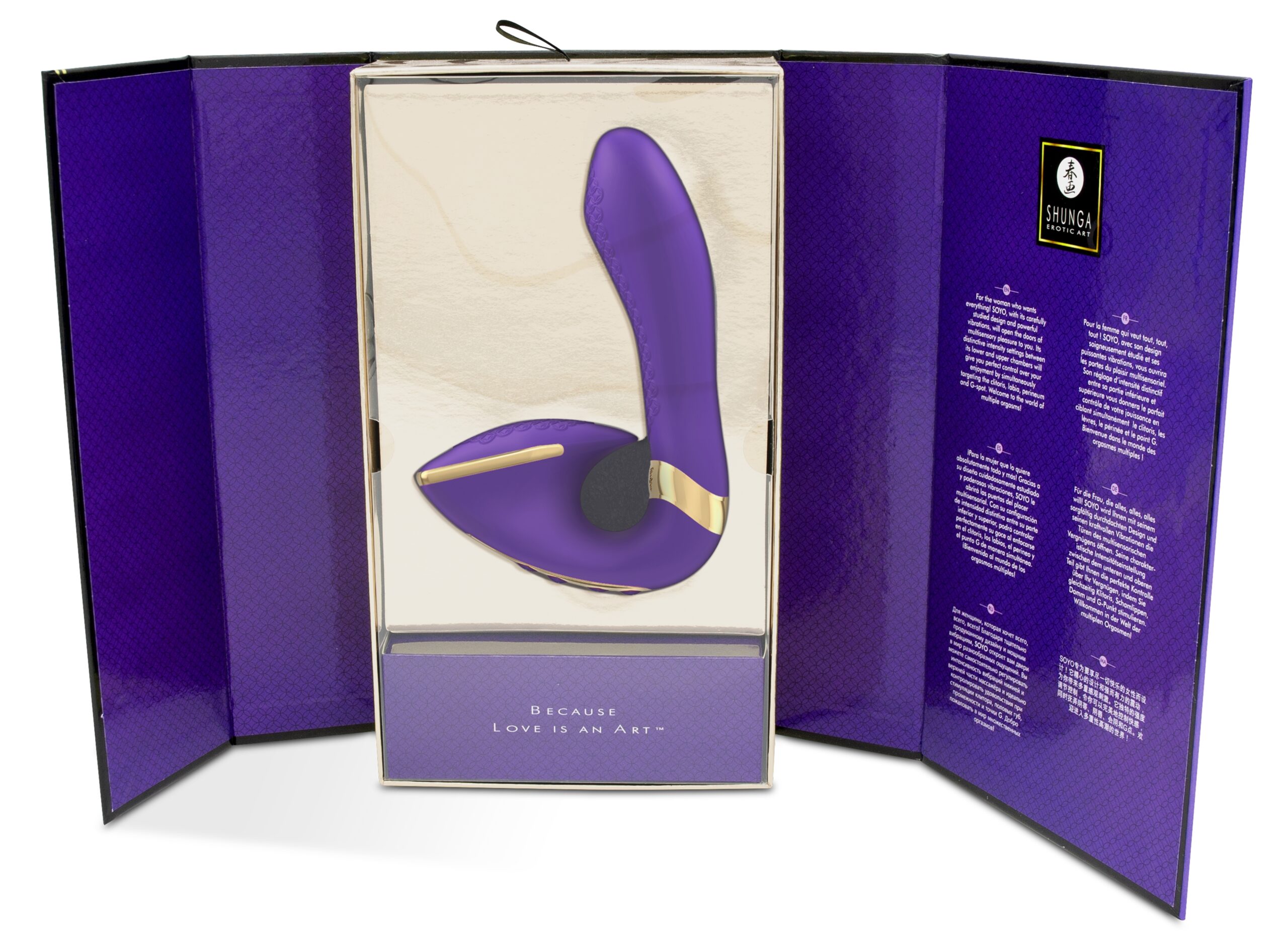 Stimulateur intime Shunga Soyo Violet – Image 5