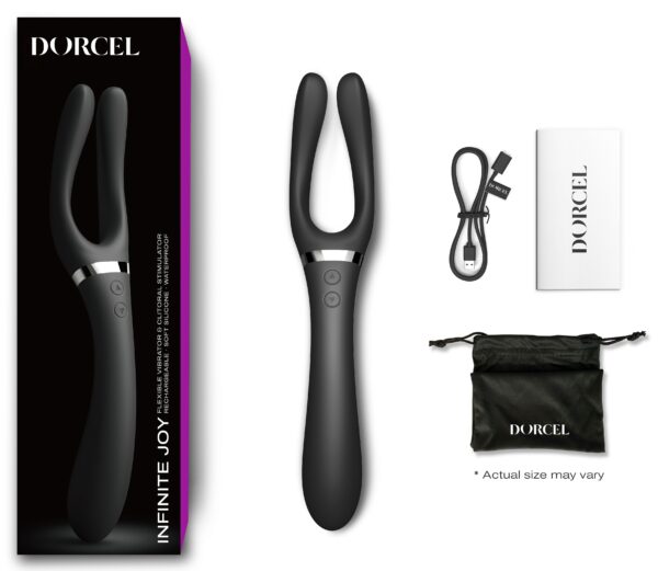 Stimulateur multi-fonctions Infinite Joy Dorcel Noir – Image 2
