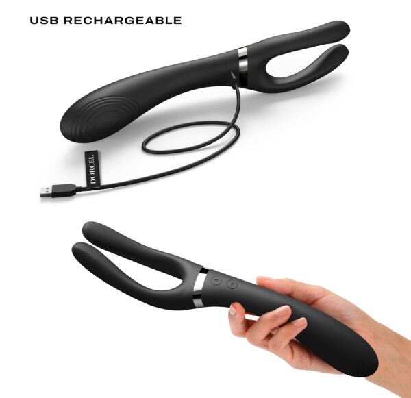 Stimulateur multi-fonctions Infinite Joy Dorcel Noir – Image 5