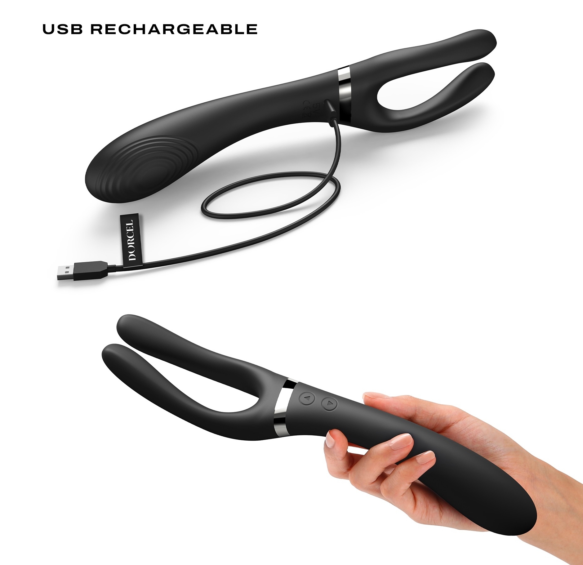Stimulateur multi-fonctions Infinite Joy Dorcel Noir – Image 5