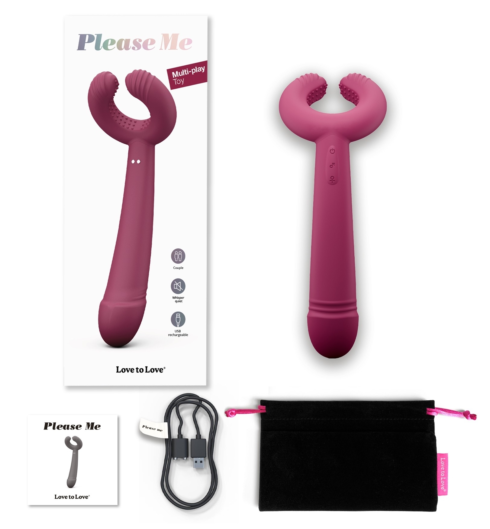 Stimulateur Please Me Love To Love Rose – Image 2