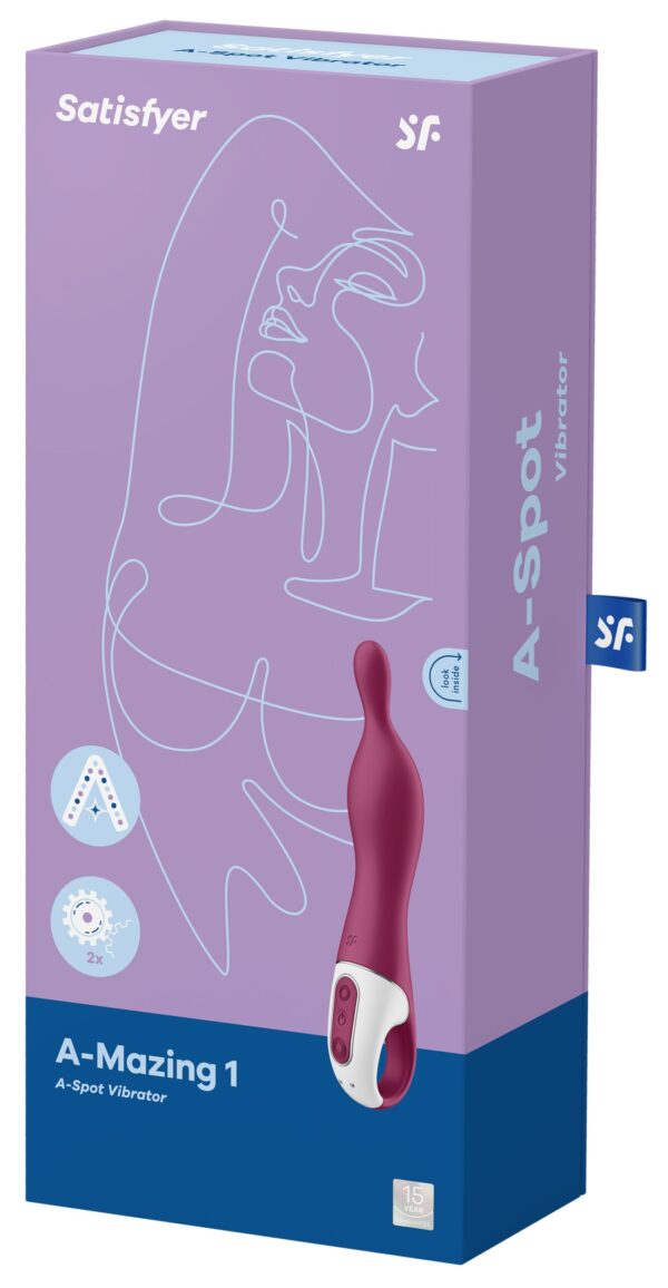 Stimulateur Point G A-mazing 1 Satisfyer Mauve – Image 2