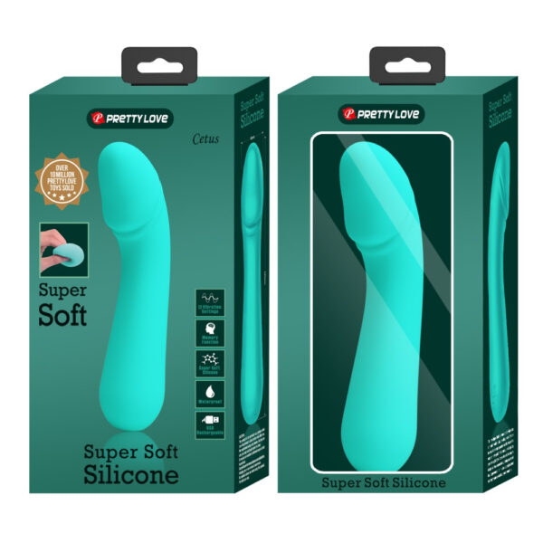 Stimulateur Prostatique Cetus 15 x 3.5cm Turquoise – Image 6