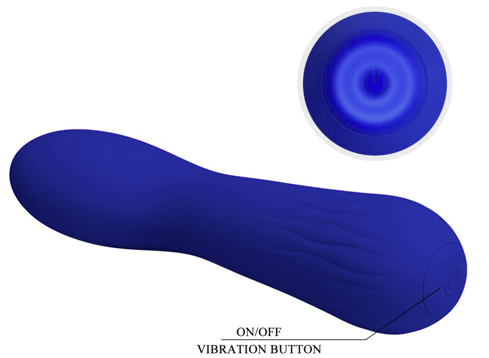 Stimulateur Prostatique Vibrant Faun 14 x 3.4cm Indigo – Image 3