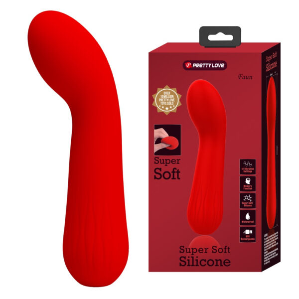 Stimulateur Prostatique Vibrant Faun 14 x 3.4cm Rouge – Image 6