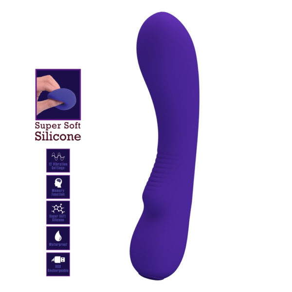 Stimulateur Prostatique Vibrant Matt 15 x 4cm Indigo – Image 4