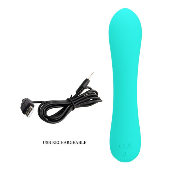 Stimulateur Prostatique Vibrant Matt 15 x 4cm Turquoise – Image 4