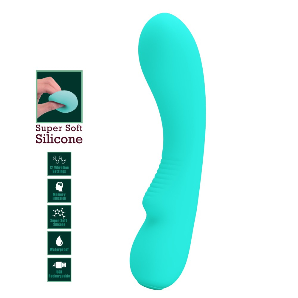 Stimulateur Prostatique Vibrant Matt 15 x 4cm Turquoise – Image 5