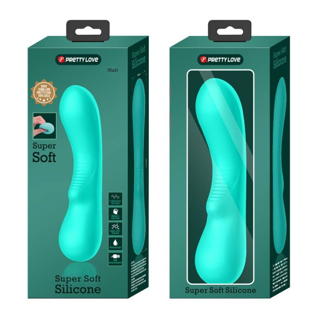 Stimulateur Prostatique Vibrant Matt 15 x 4cm Turquoise – Image 6