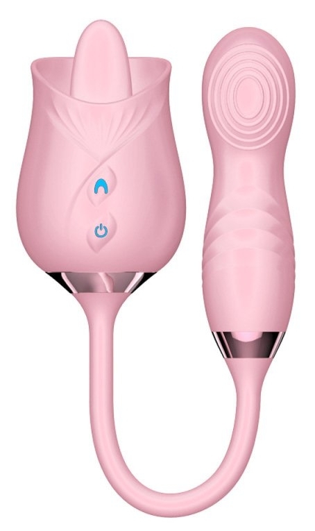 Stimulateur Rose Licking 11 x 3cm Rose – Image 2