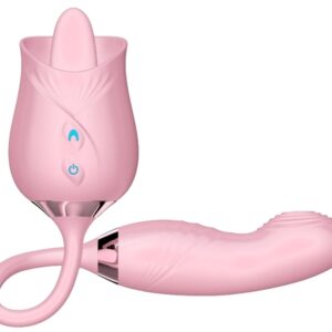 Stimulateur Rose Licking 11 x 3cm Rose
