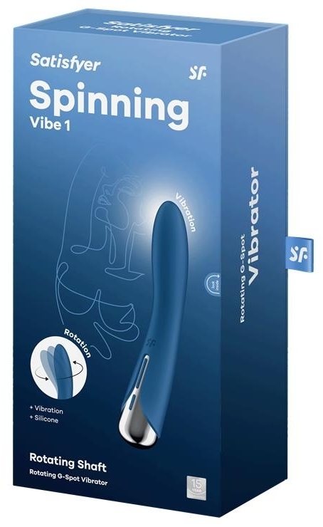 Stimulateur Spinning Vibe 1 - 11 x 3cm Bleu – Image 2