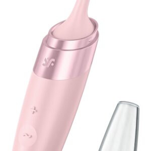 Stimulateur Tirling Delight Satisfyer 17cm Rose
