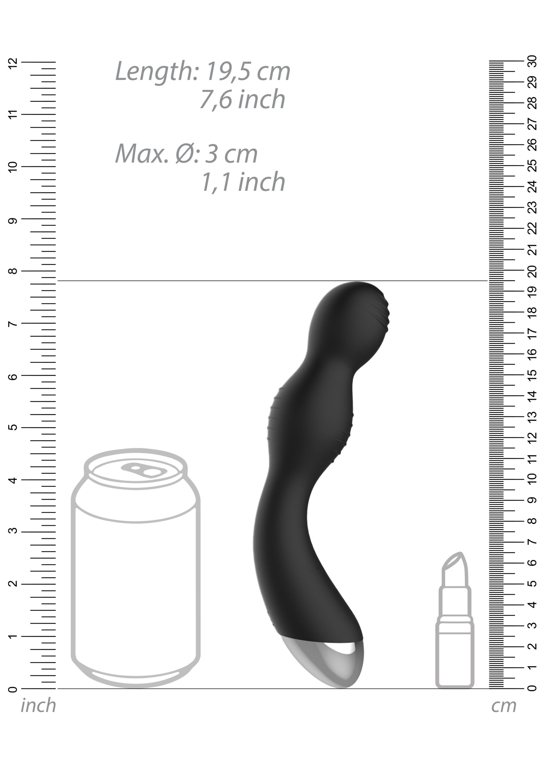 Stimulateur Vibrant Électro-stimulation P-SPOT 16 x 4 cm – Image 10