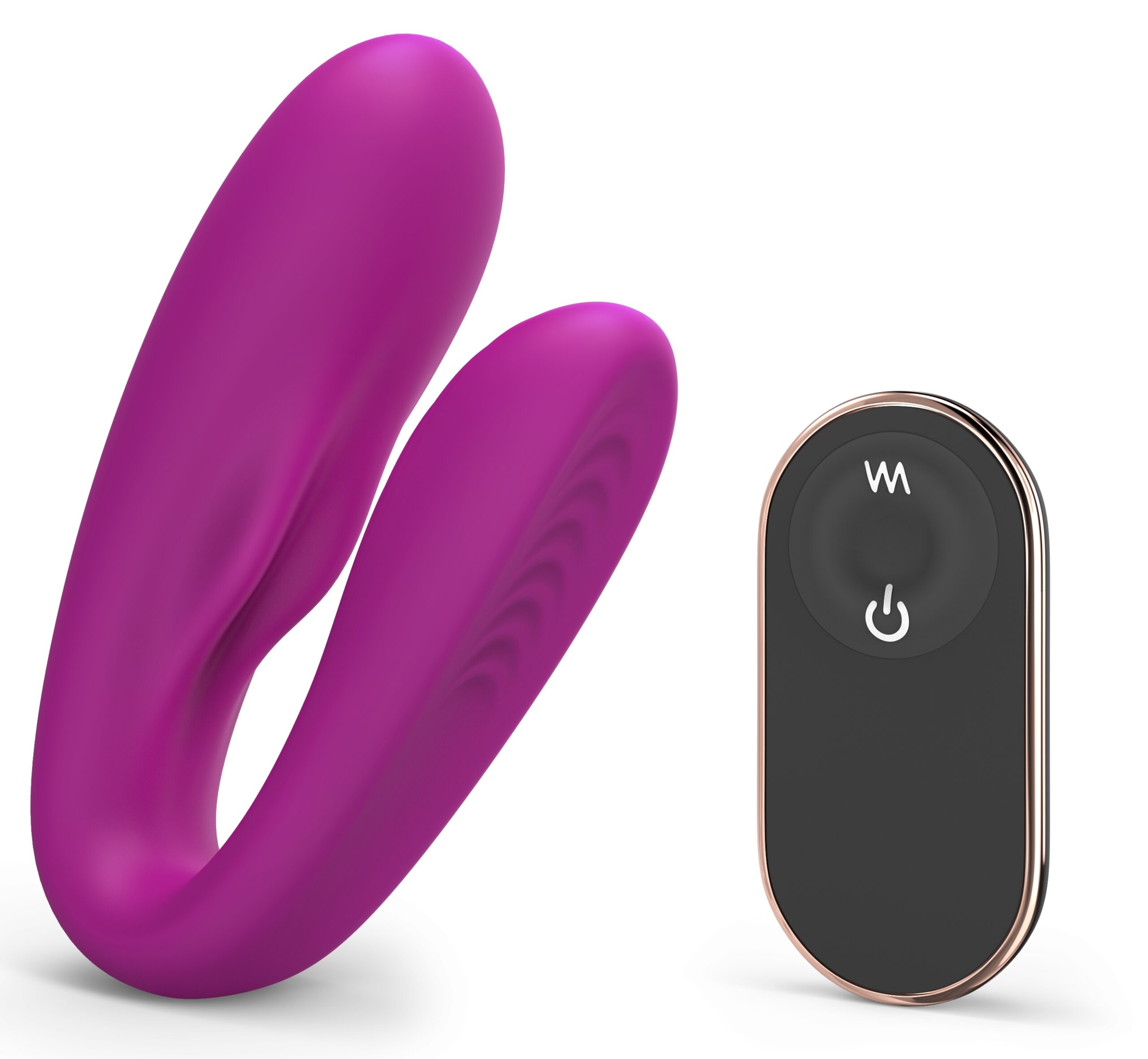 Stimulateur vibrant pour couple MATCH UP Love to Love Fuchsia