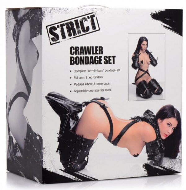 Camisole SM CRAWLER BONDAGE Noire – Image 2