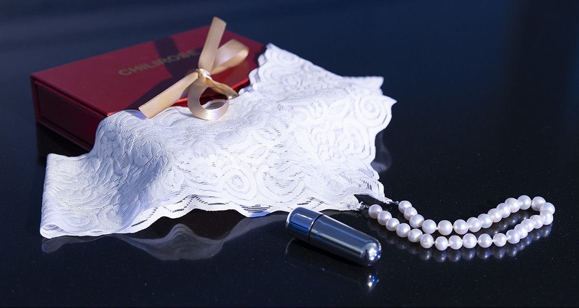 String perlé Izia + Mini Vibro Blanc – Image 2