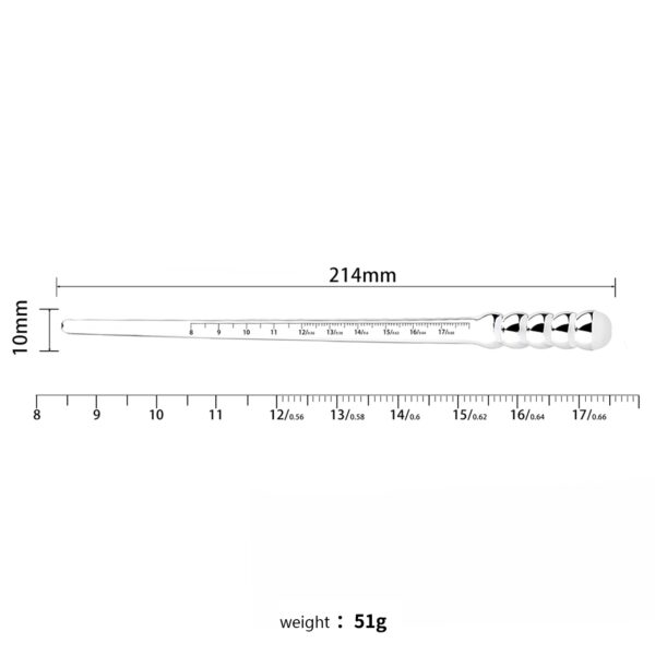 Tige d'urètre Dip Stick S 18 cm - Diamètre 3.5 à 6mm – Image 7