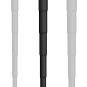 Tige d'urètre en silicone Diablo M 25 cm - Diamètre 5 à 12mm
