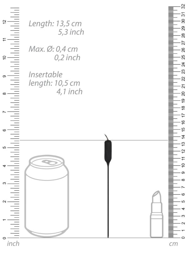 Tige pour Urètre vibrante Silicone 10.5cm - 4mm – Image 5