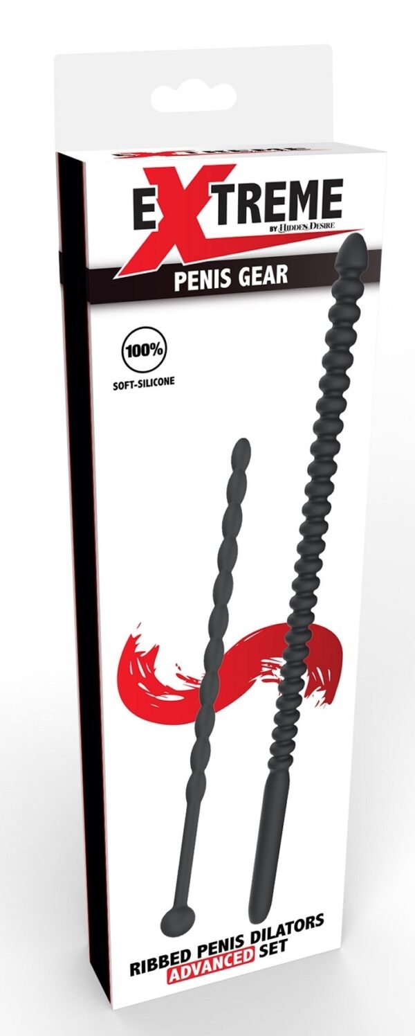 Tiges d'urètre Ribbed Dilators Silicone – Image 2