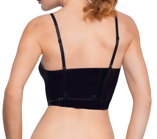 Top VINYL ZIP Noir – Image 2