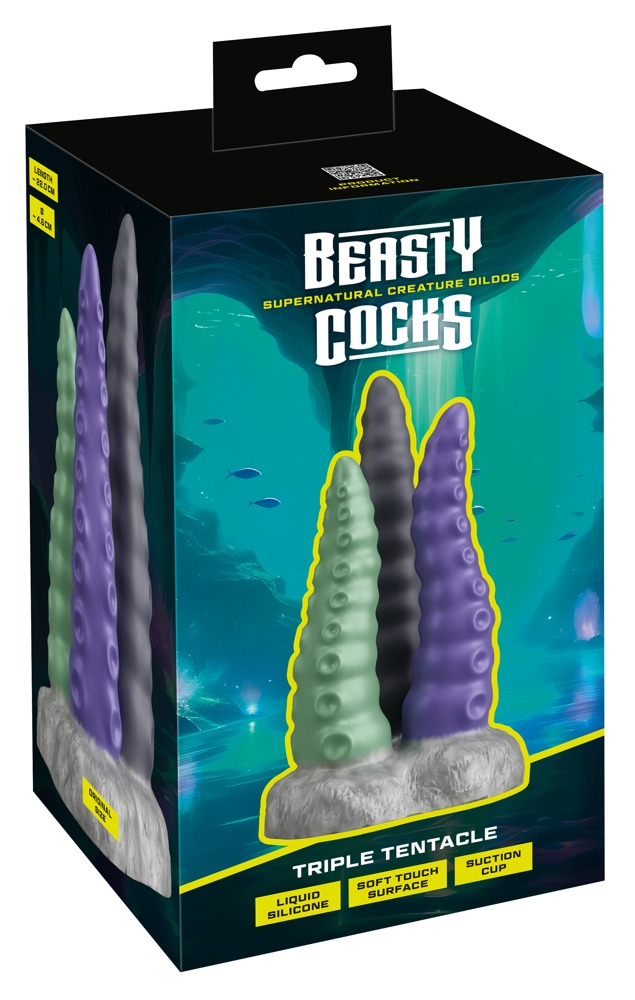 Triple Gode Tri Tentak 19 x 9.5cm – Image 2
