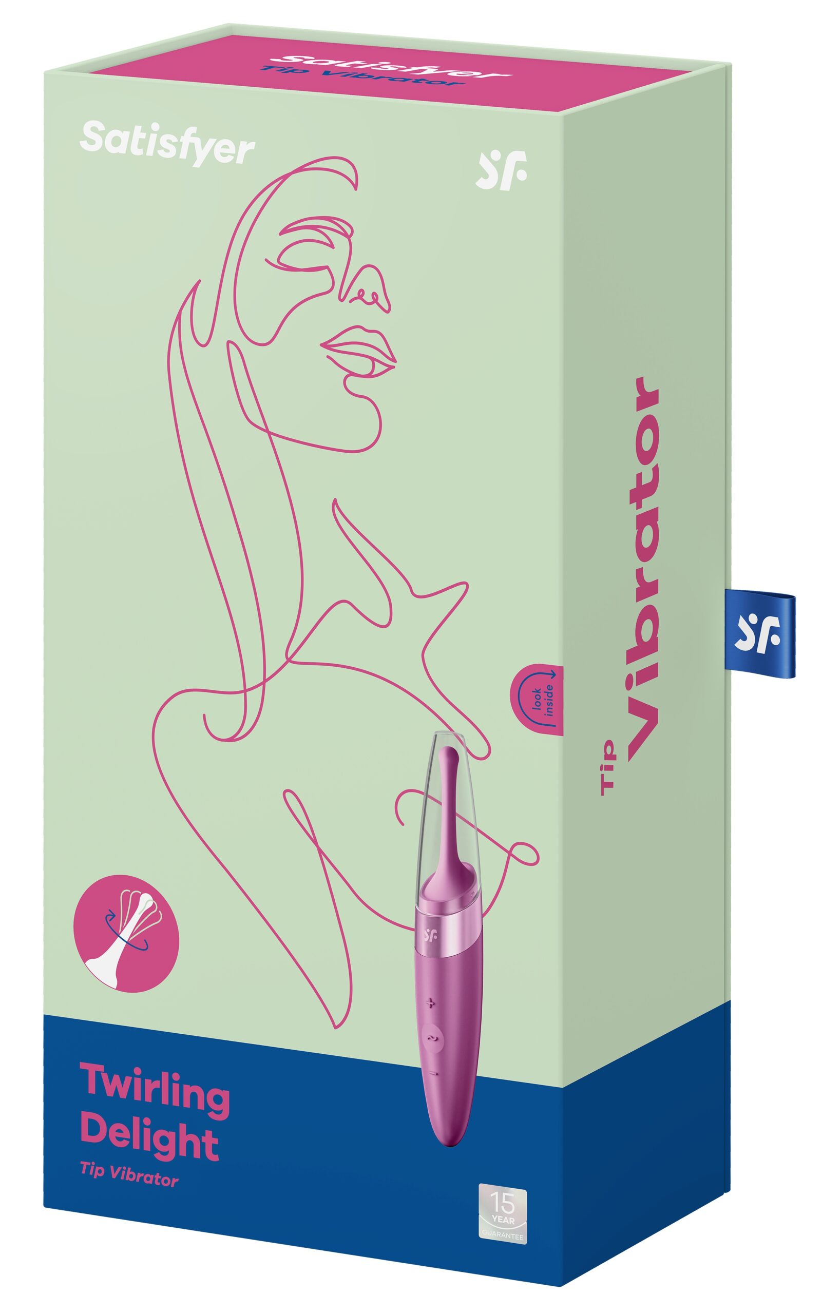 Stimulateur Twirling Delight Satisfyer 17cm Violet – Image 2