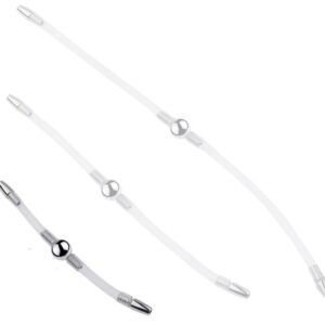 Double Tige d'urètre flexible Flexi Duo 15cm - Diamètre 8mm